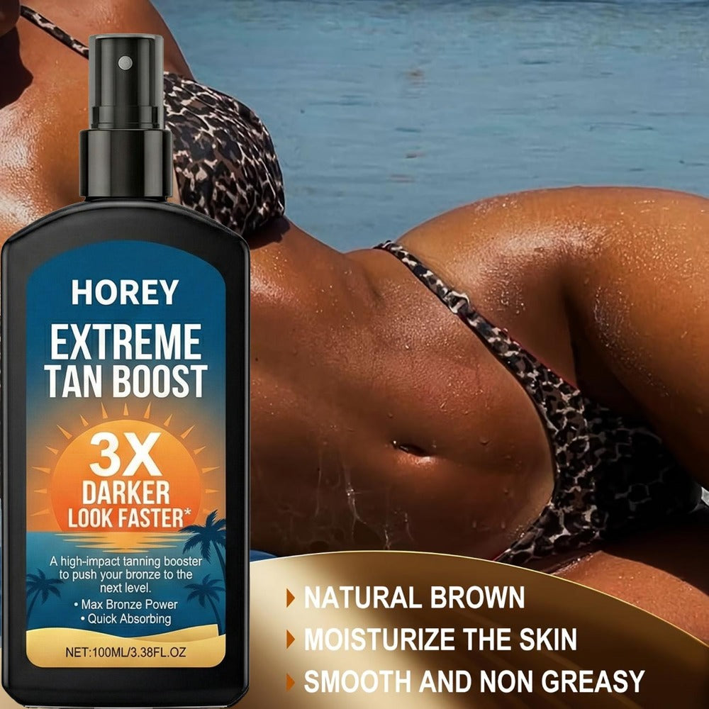 Black Pump Self-Tanning Spray 100ml with Coconut Oil and Avocado Extract Labeling for Body Application — image 3