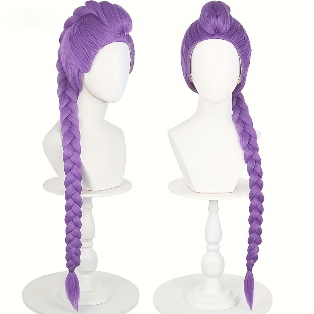 K-Pop Cosplay Wig Long Straight 30 Inch – Korean Idol Costume Hair for Halloween, Anime Convention & K-Drama Character Dress 