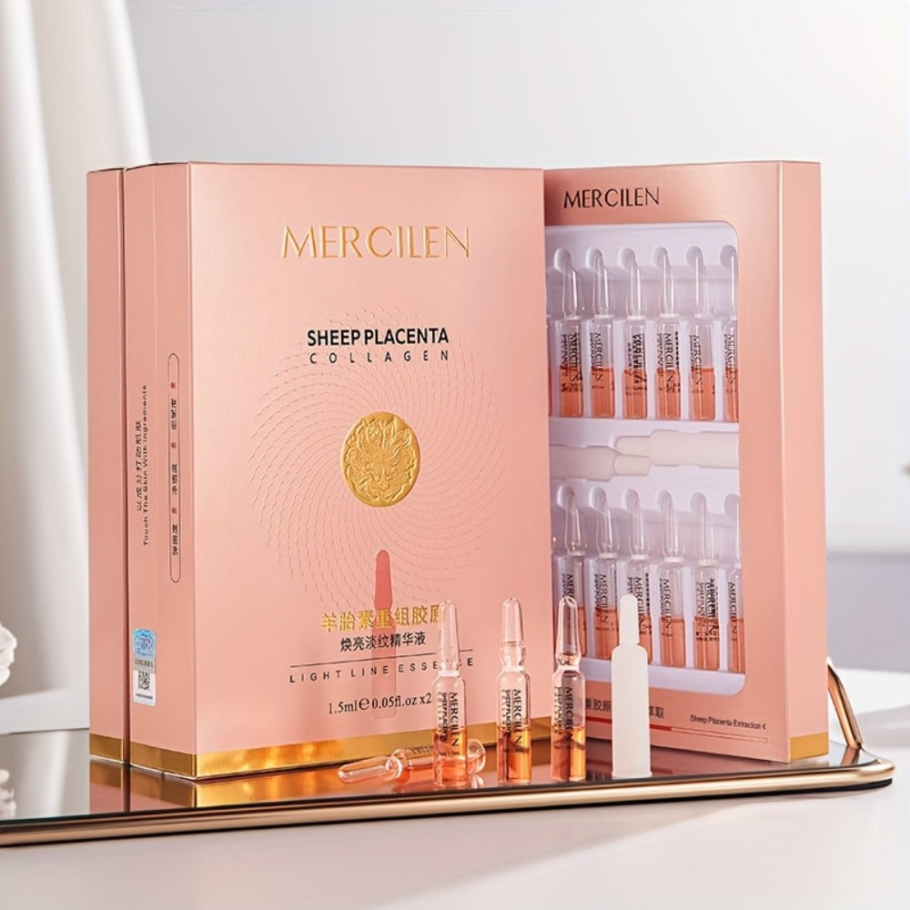 Collagen Glycerin Face Serum 1.42oz Alcohol Free Fragrance Free Gentle Daily Serum for Normal Sensitive Skin Unisex Skincare 