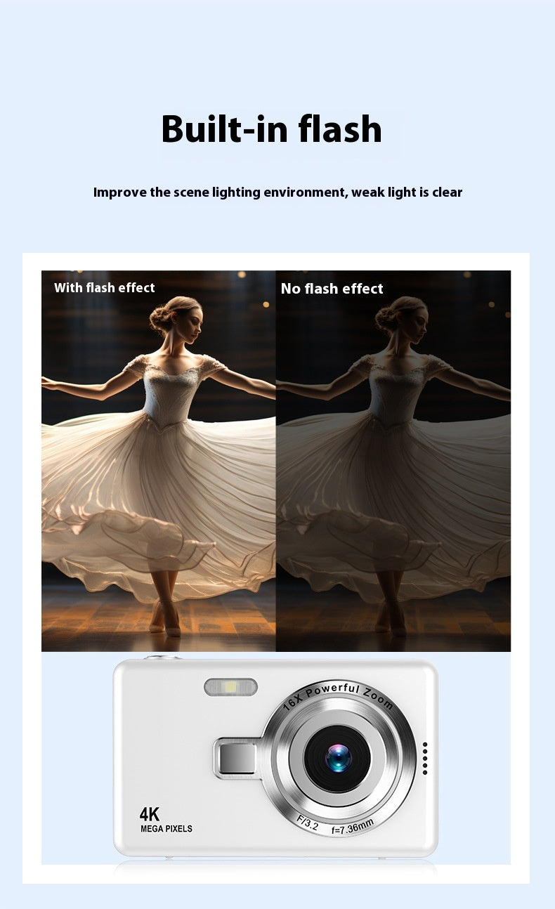 HD Dual Recording Digital Camera Children Camera Shooting Mini Camera