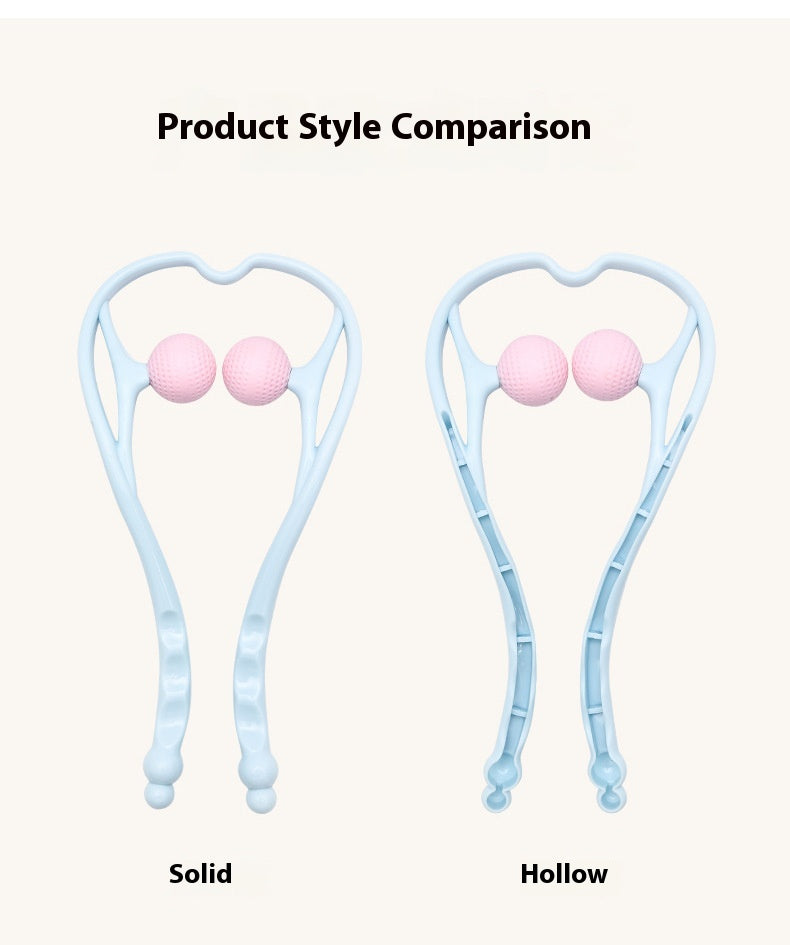 Double Ball Manual Neck Massager Shoulder Neck