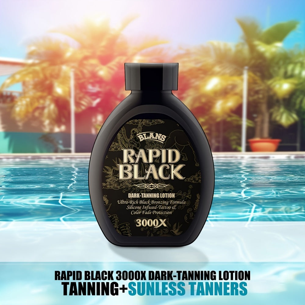 Black Flip-Cap Self-Tanning Lotion 200ml with Coconut and Glycerin Labeling for Body Application — image 13