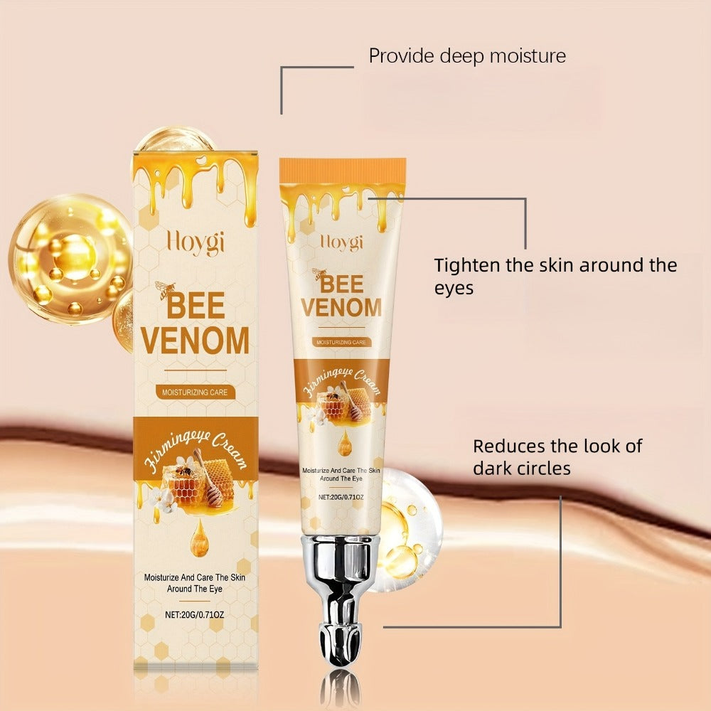 Bee Venom and Hyaluronic Acid Eye Cream Three-Pack in Coordinated Gold-and-White Cosmetic Tubes — image 4