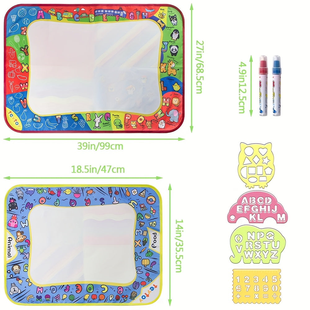 Water Doodle Mat for Toddlers Kids with 2 Water Pens with the Listed Color, Size or Set Options for Everyday Use — image 12