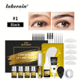 Lash Lift Kit & Brow Lamination Tint Set, 2-in-1 Eyelash Perm & Eyebrow Lamination with Black Brown Tint Dye — image 24
