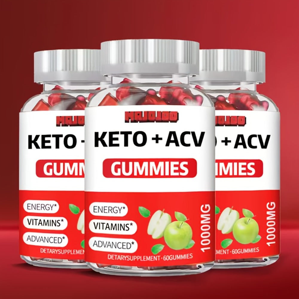 Apple Cider Vinegar Gummies with Pomegranate, Beet Juice & B12, Vegan Keto ACV Gummies for Weight Management — image 5