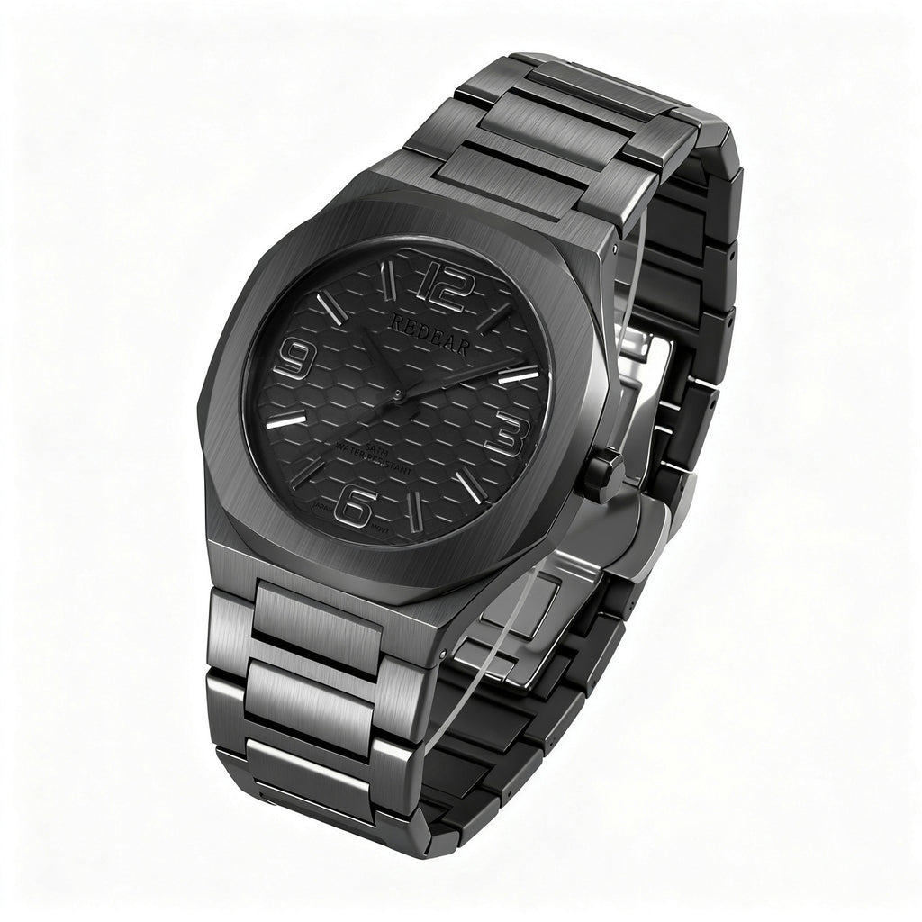 Mens Watch With Japanese Movement Non-mechanical Water-resistant