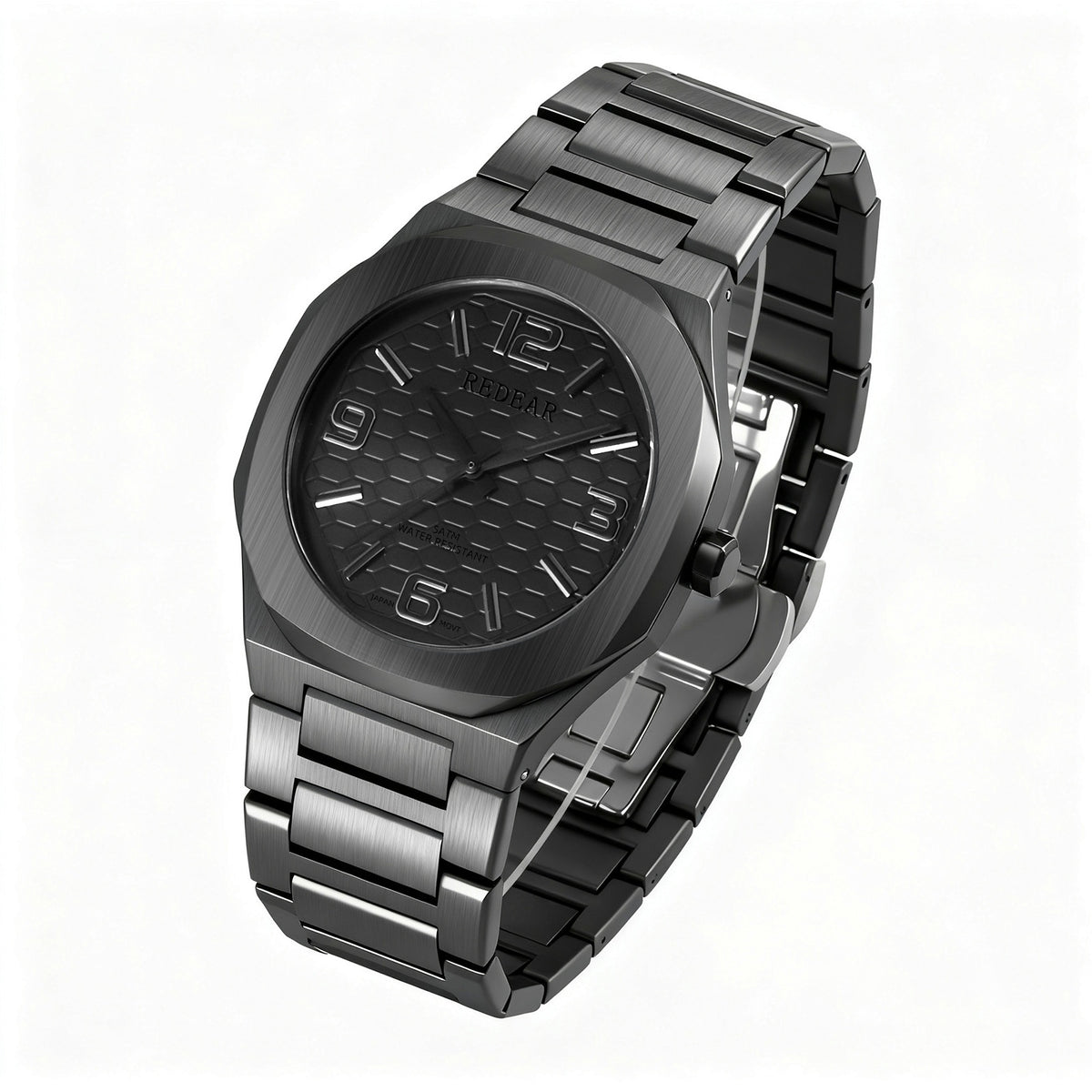 Mens Watch With Japanese Movement Non-mechanical Water-resistant