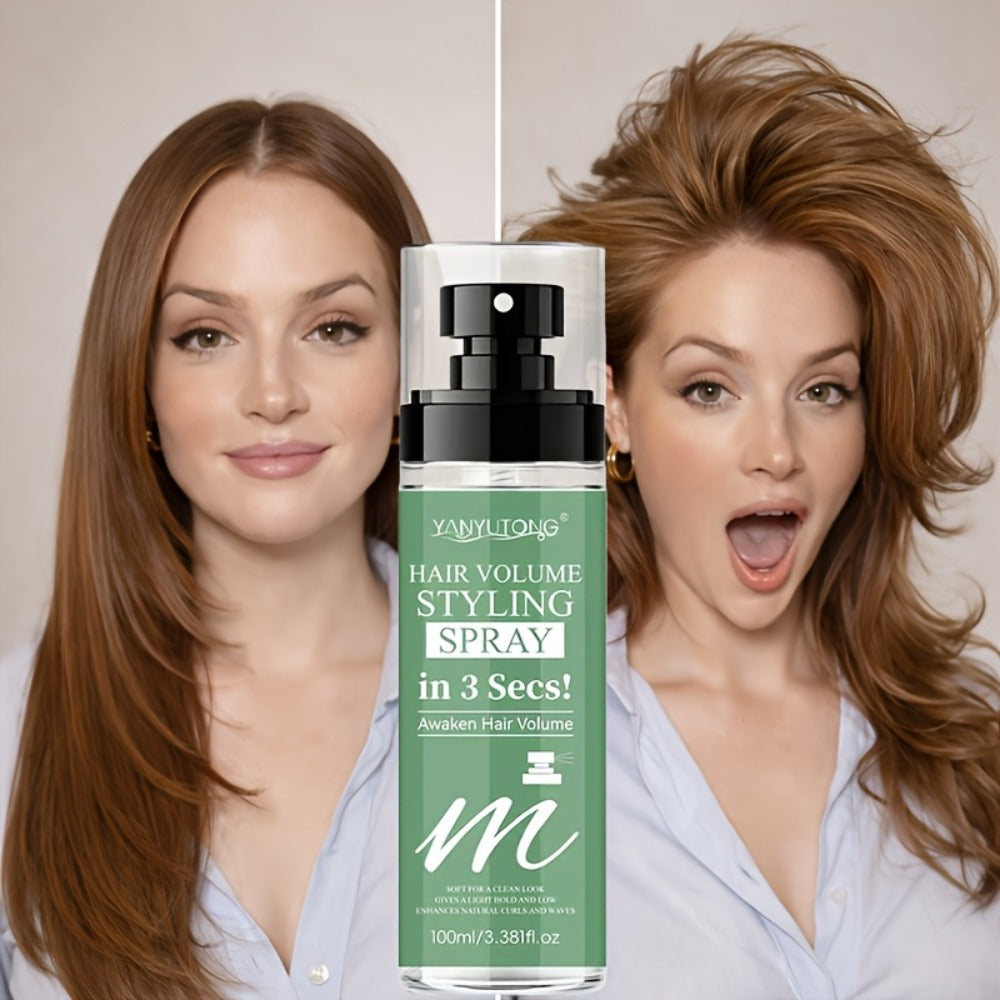 Hair Volumizing Spray 100ml Oil-Free Texturizing Instant Lift & Hold, Non-Irritating Styling Spray for Fine Flat Hair — image