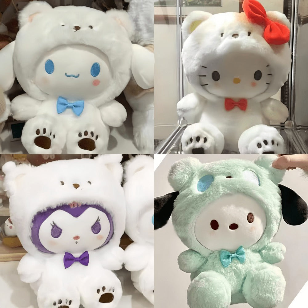 Plush Toy Big-Eared Puppy Character Doll in White, Blue Jade or Pudding Color Styles for Collecting — image 7