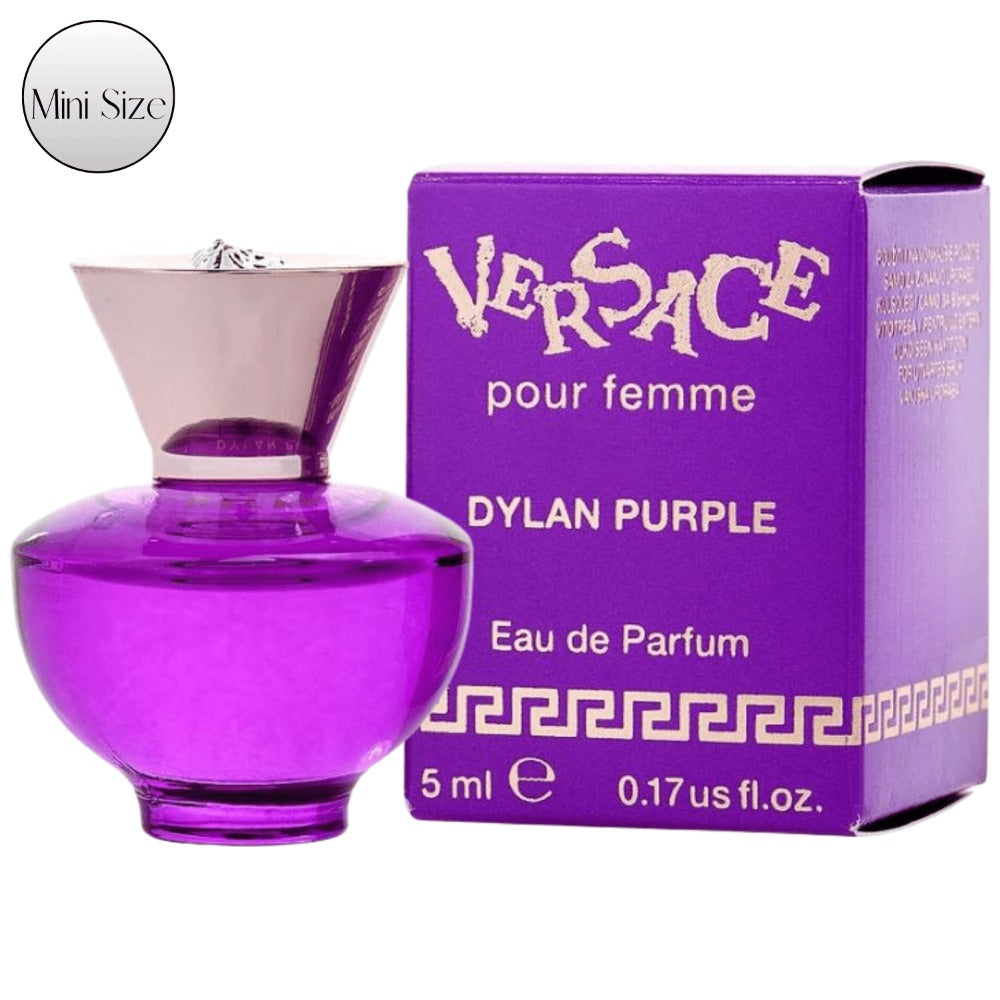 Versace Dylan Purple Pour Femme Perfume for Women EDP Travel Spray 5ml Authentic Floral for Bath Time, Home Spa and Personal 