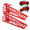 Hydraulic Car Ramps 2-Pack 11050 LBS 5T – Heavy Duty Iron Vehicle Lift Ramp 9"-14.2" for Oil Changes, Jack Support & Auto Mai