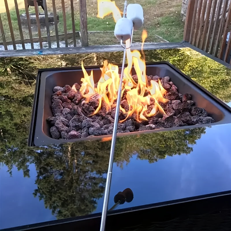Marshmallow Roasting Sticks 12-Pack Extendable Stainless Steel + Bag, for Grilling, Camping and Outdoor Meals — image 3