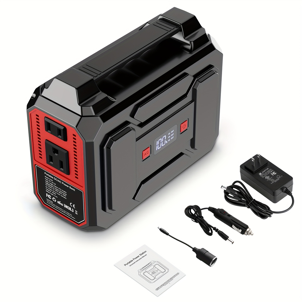 Portable Power Station with 146Wh or 300W Source Configurations, AC, DC, USB and LED Light — image 12