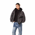 Retro Workwear Camouflage Coat Women Fake Two Pieces Loose Jacket