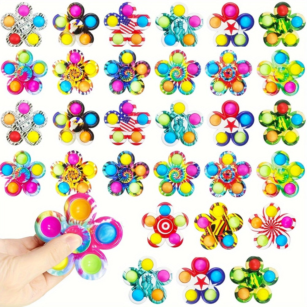 Sensory Fidget Spinners Bulk 30 Pack with the Listed Color, Size or Set Options for Everyday Carry — image 2