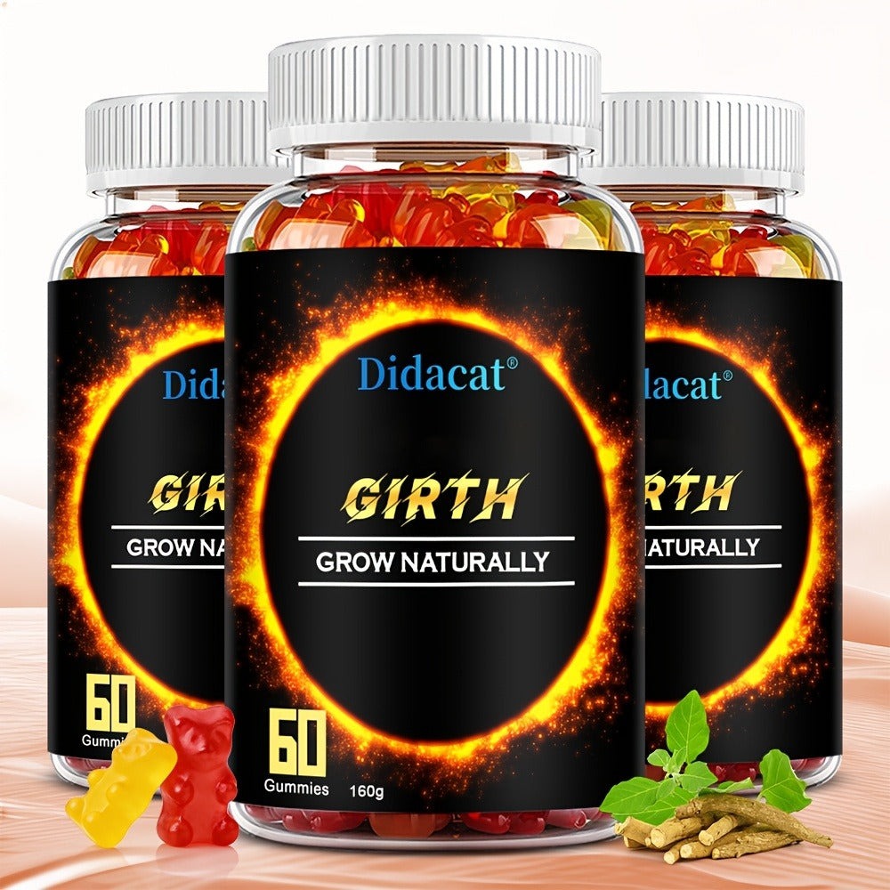 Ashwagandha Gummies for Men, GIRTH Male Vitality & Energy Supplement with KSM-66 Ashwagandha for Strength — image 6