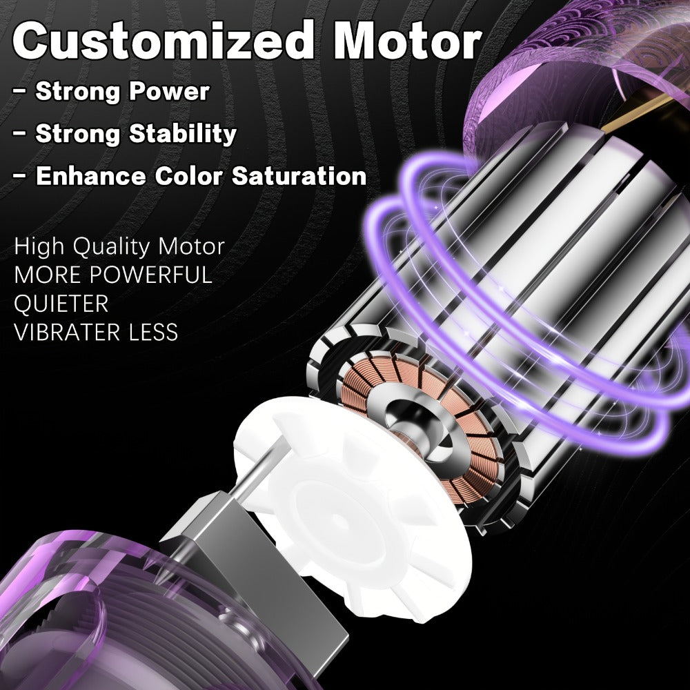 Tattoo Machine Kit POSEIDON TK039 Cordless Rotary Pen with LED Display, 20 Cartridges, 10 Inks and Practice Supplies — image 