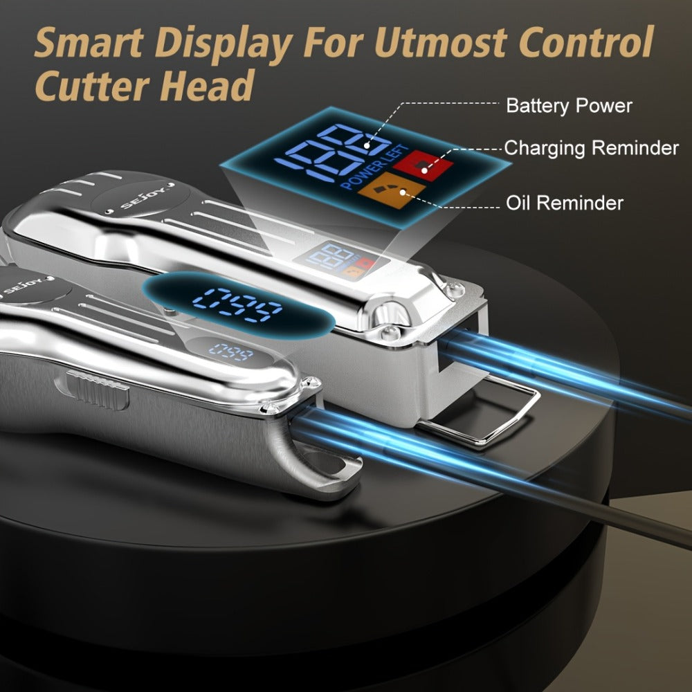 Hair Clipper Seacol Cordless Clipper Configurations with LED Displays, USB Charging and Guide Comb Accessories — image 14