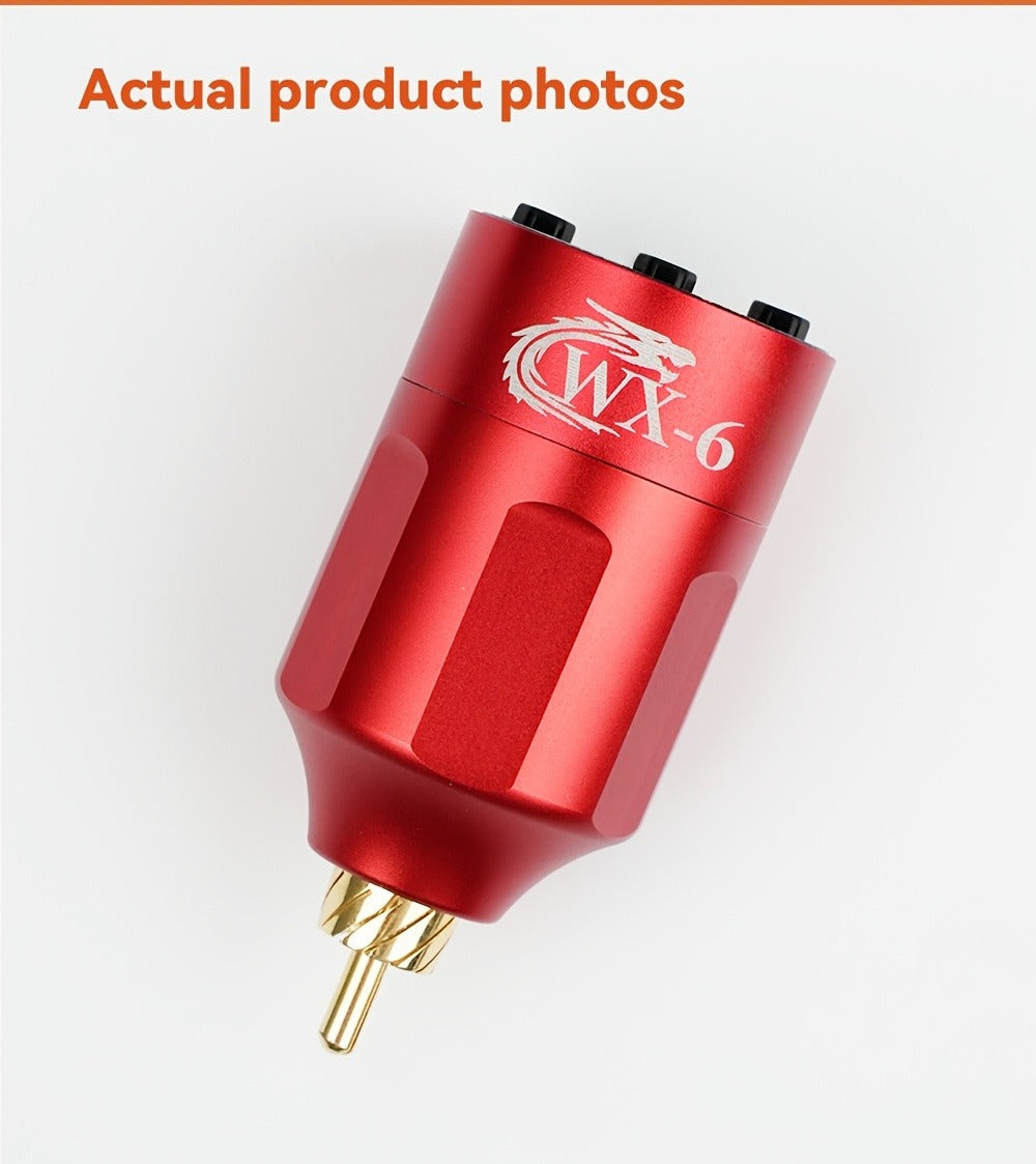 WX-6 Rechargeable Tattoo Power Supply with LED Display and Four RCA or DC Color Configurations — image 25