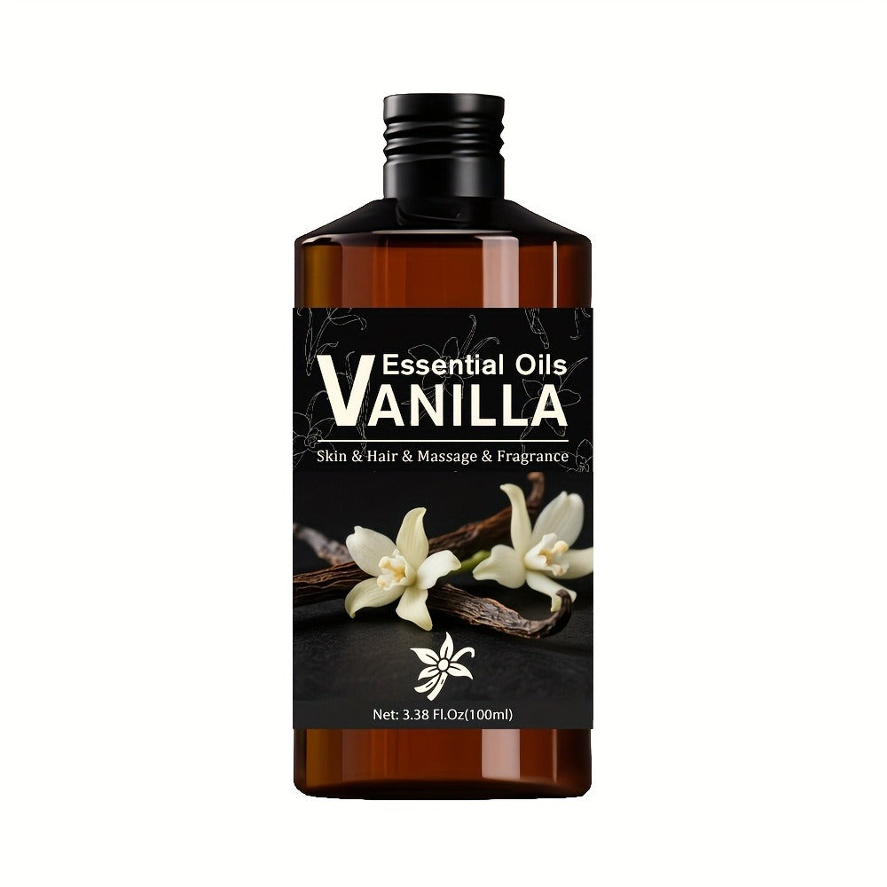 Aromatherapy Oil Vanilla Blend with Castor, Jojoba, Glycerin and Plant Extract in 100ml Bottle — image 3
