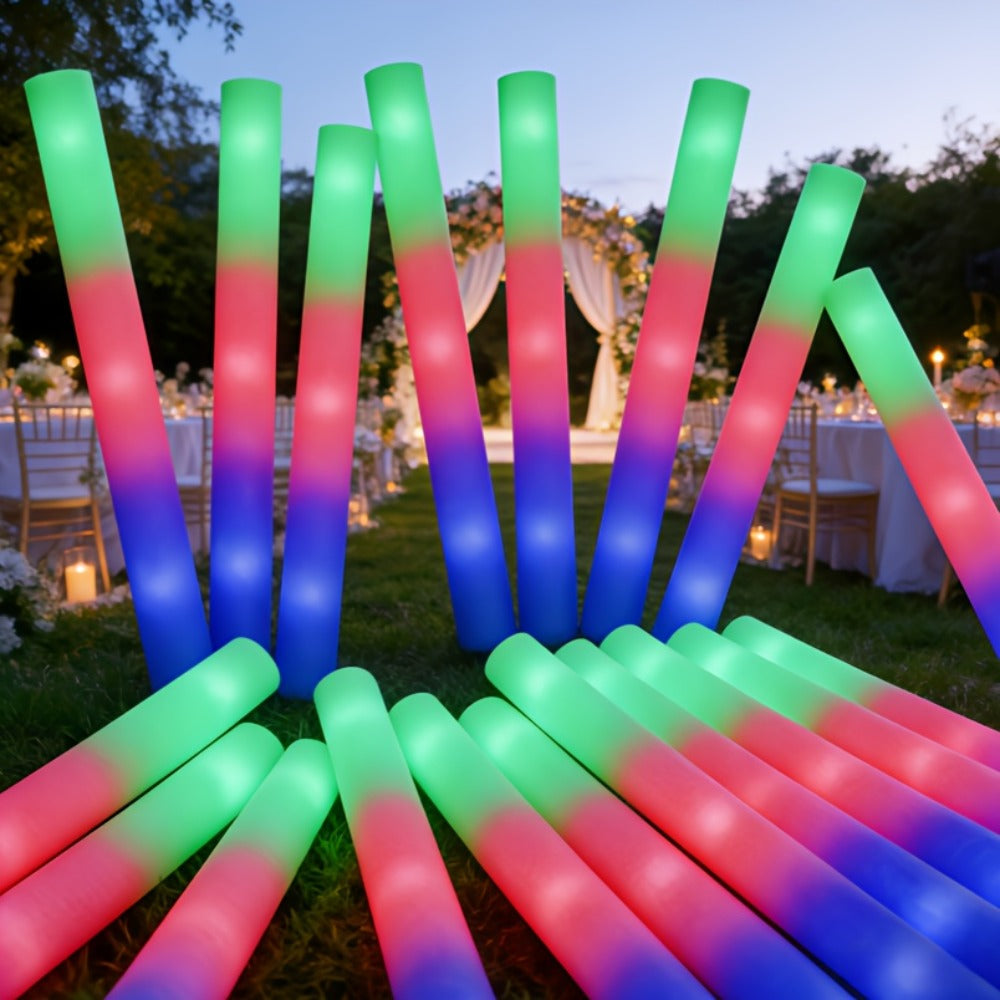 LED Light Up Foam Glow Wands 27/30 Pack with the Listed Color, Size or Set Options for Everyday Use — image 5