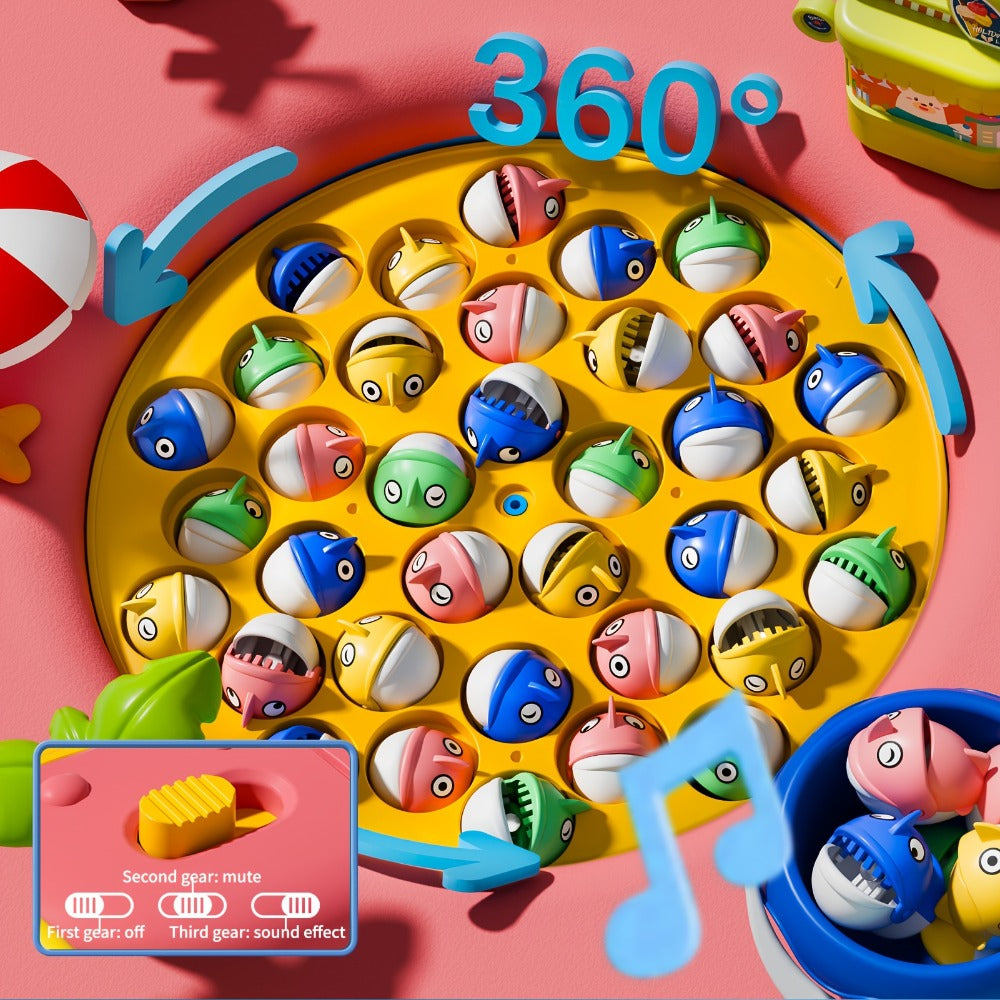 Magnetic Fishing Game for Kids 66 Pieces, Ocean Fishing Toy Set with Rods for Toddlers Ages 3 4 5 6 — image 11