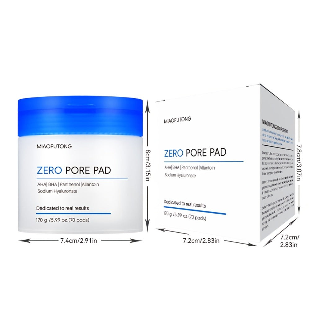 Exfoliating Face Cleansing Pads Pore Minimizing Blackhead Whitehead Remover Deep Cleansing for Bath Time, Home Spa and Person