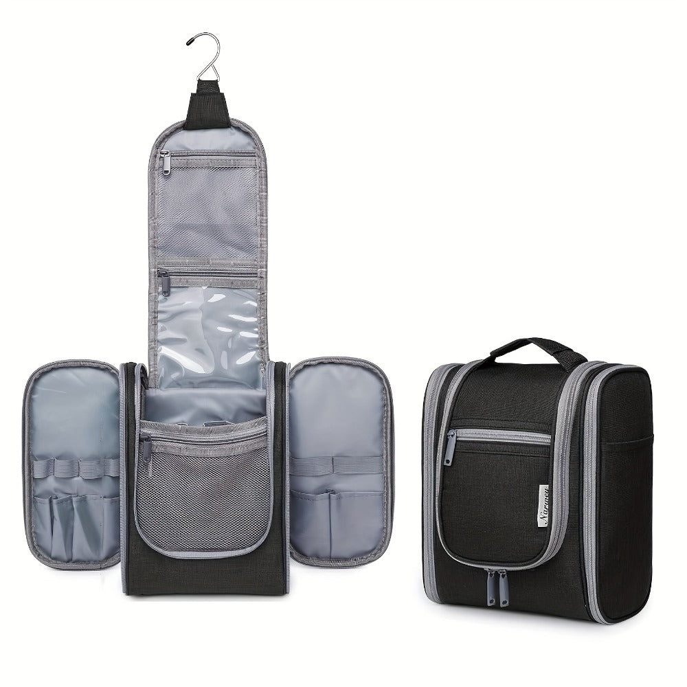 Toiletry Bag Hanging Large-Capacity Makeup Organizer with Hook, Multiple Compartments and 16 Print Options — image 29