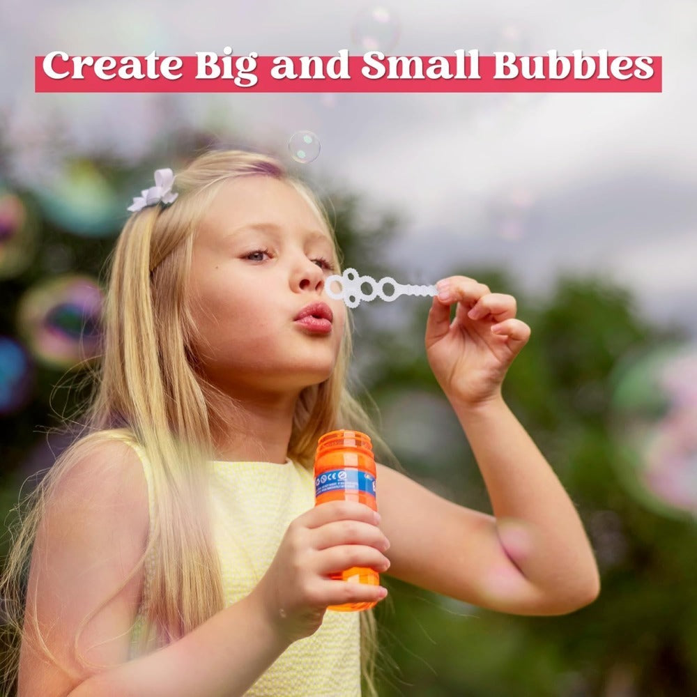 Party Favors Bubble Bottles with Wands, 4 oz Each in 6-, 12- or 24-Piece Event Packs for Celebrations — image 6
