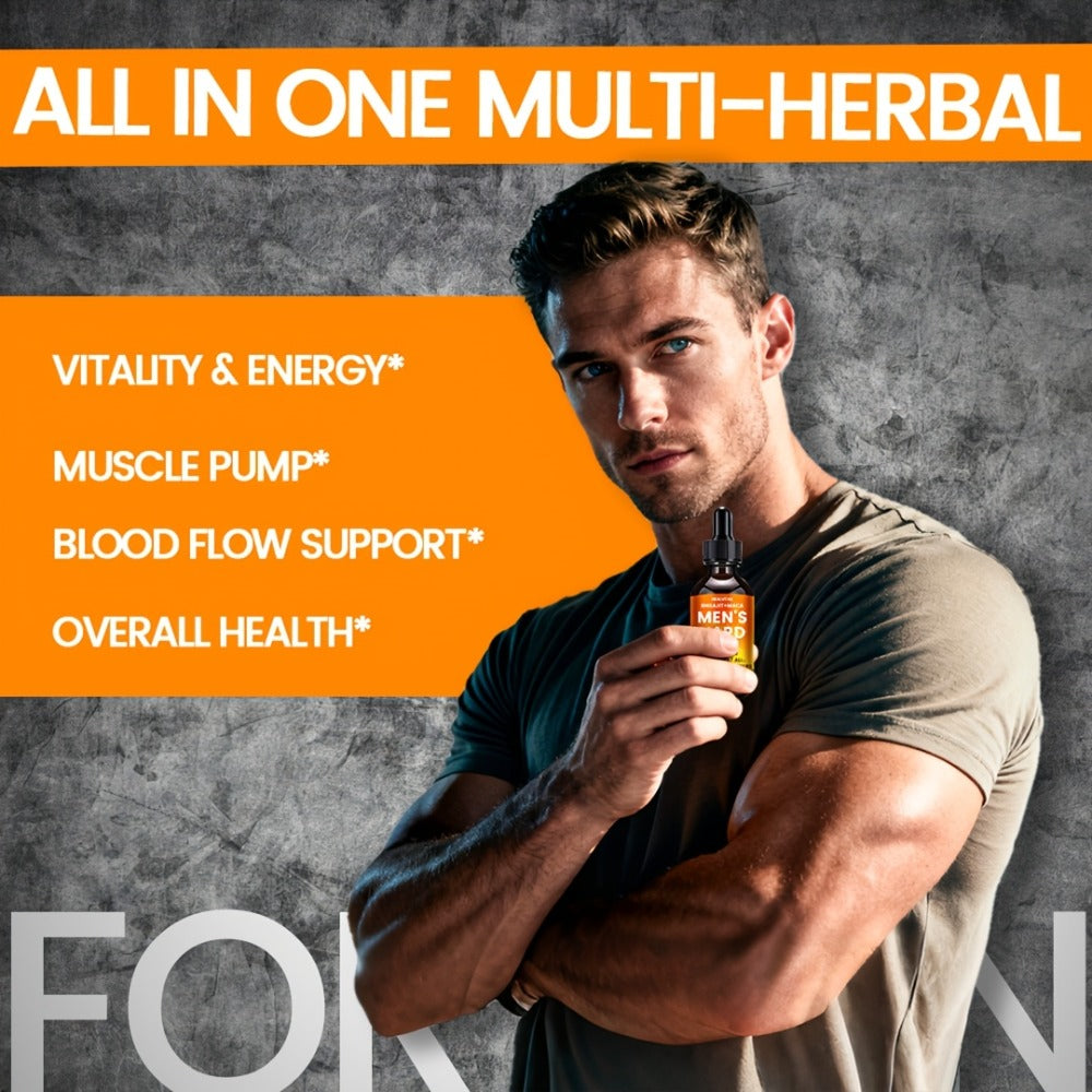 Shilajit and Maca Men's Health Supplement Liquid Drops in One Labeled 2.03 fl oz Dropper Bottle — image 2