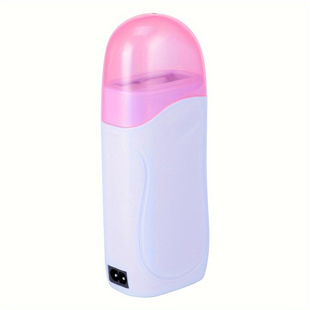 Wax Warmer Roller Kit for Hair Removal – Portable Electric Roll-On Soft Wax Heater for Women & Men, At-Home & Salon Waxing — 