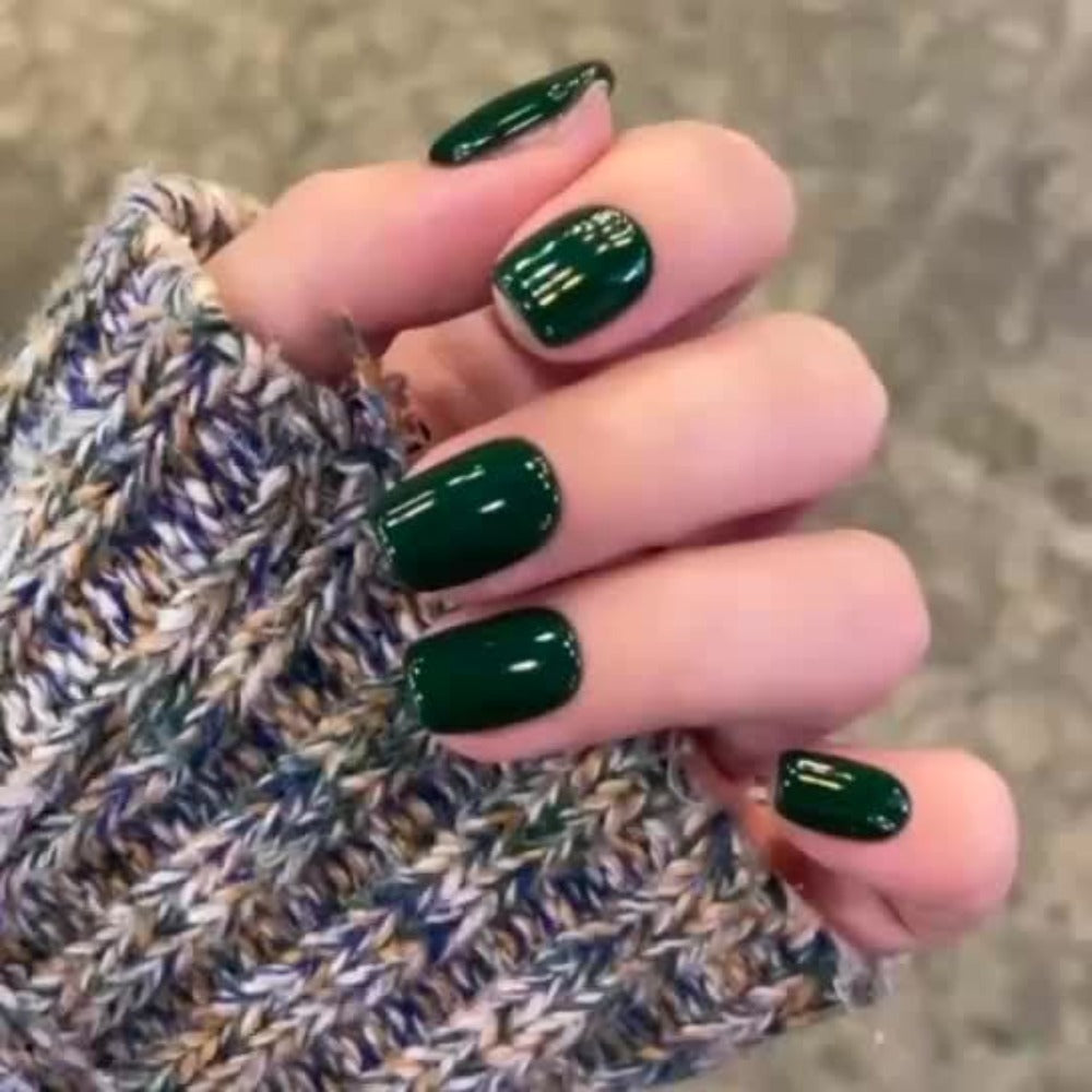 Gel Nail Polish Set with XEIJAYI Label, 6 Nude Pink Green and Glitter Colors, Shades 25 to 32 — image 11