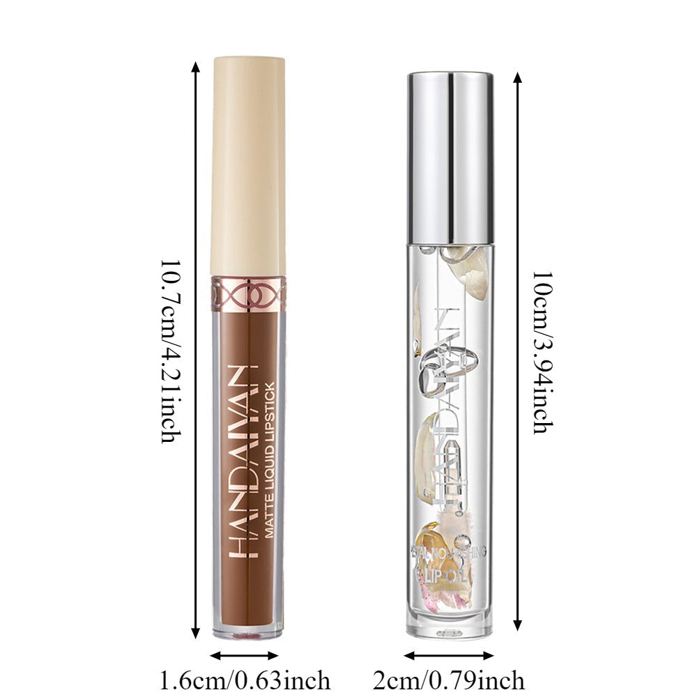 Three-Tube Lip Makeup Set with Clear Silver-Cap Tube and Coordinated Color Pair in Set A, B or C — image 7