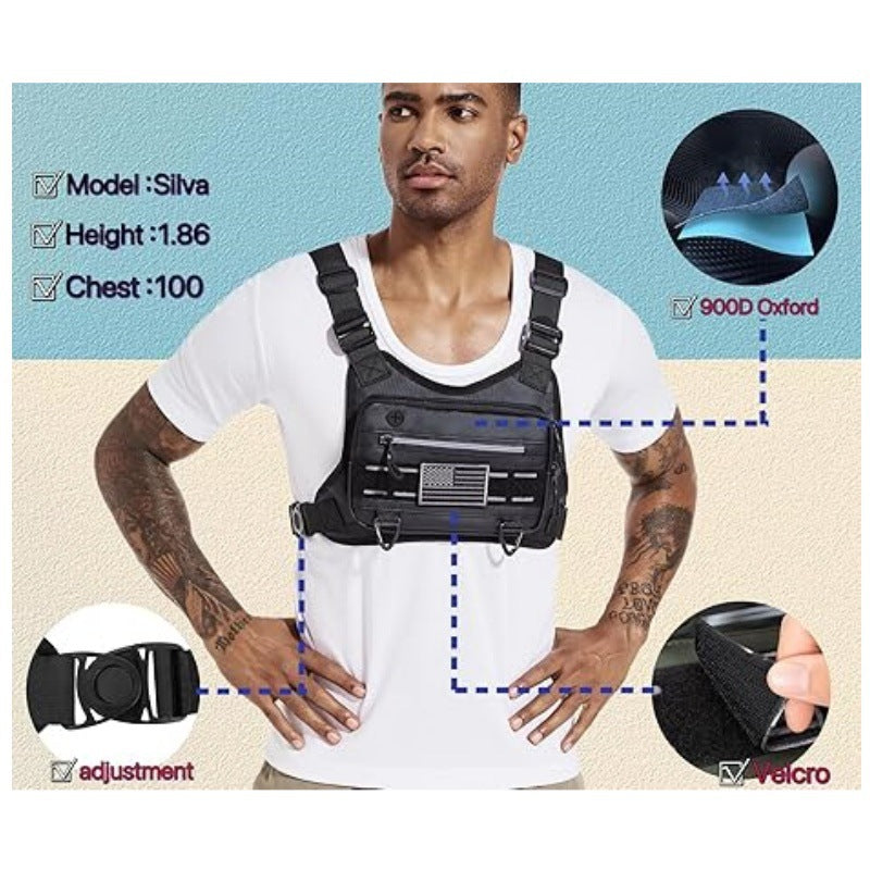 Men's Tactical Outdoor Sports Chest Bag