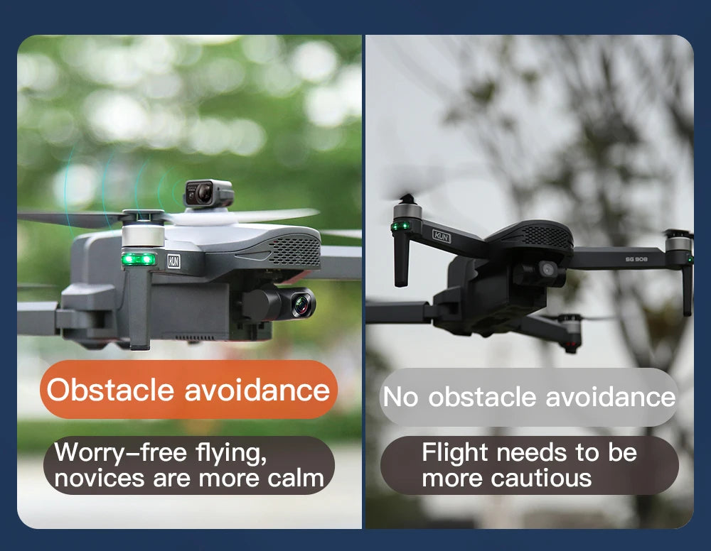 SG908MAX Kun 2 Upgrade Image Transmission Aerial Photography UAV GPS Quadcopter