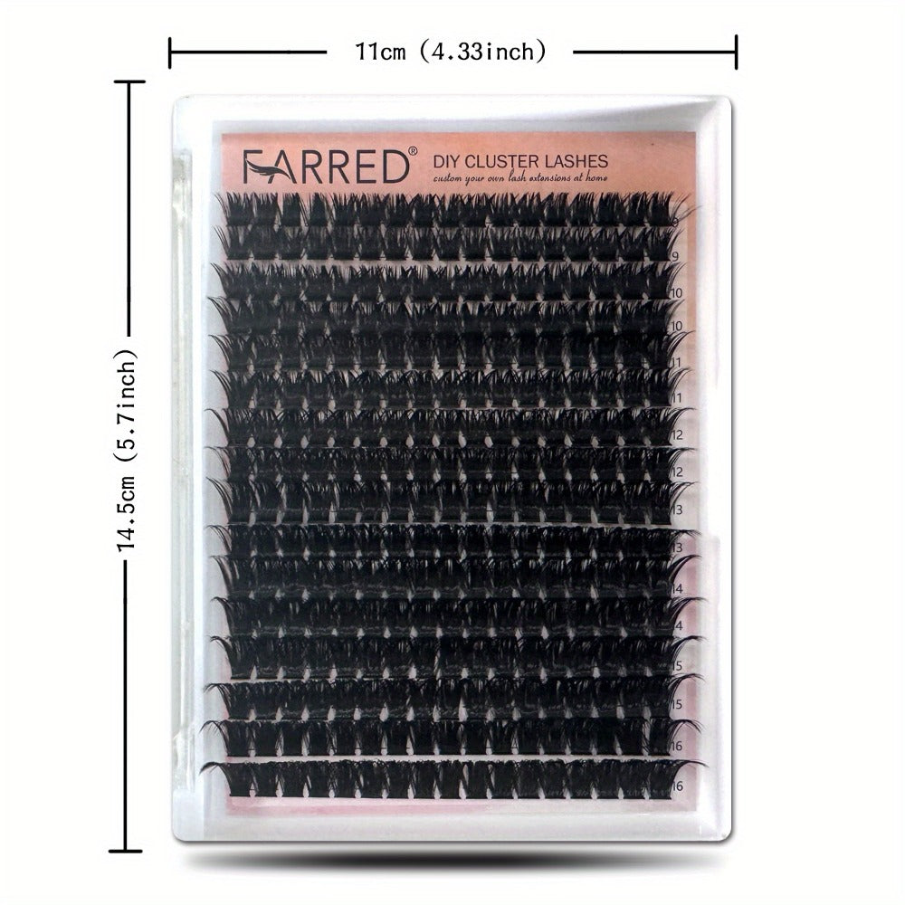 D-Curl Lash Extensions Tray with 272 Pre-Grouped 100D Thick Clusters in Mixed 8-16mm Lengths — image 12