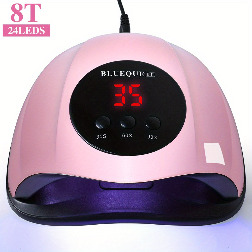 8T UV LED Nail Lamp with 24 Light Beads, Infrared Hand Sensor, 30/60/90s Timers and Two USB Styles — image 18