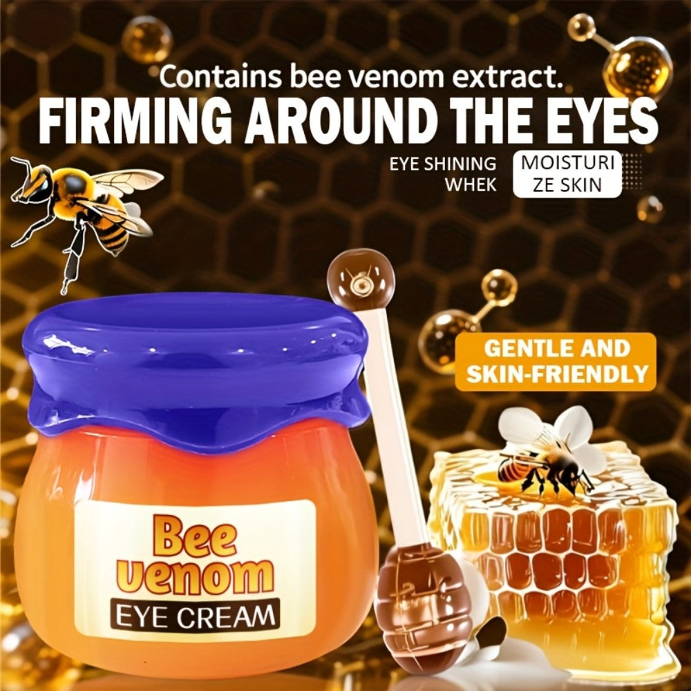 ROZINO Bee Venom and Honey Eye Cream Five-Pack in Small Cosmetic Jars with Coordinated Blue Lids — image 8