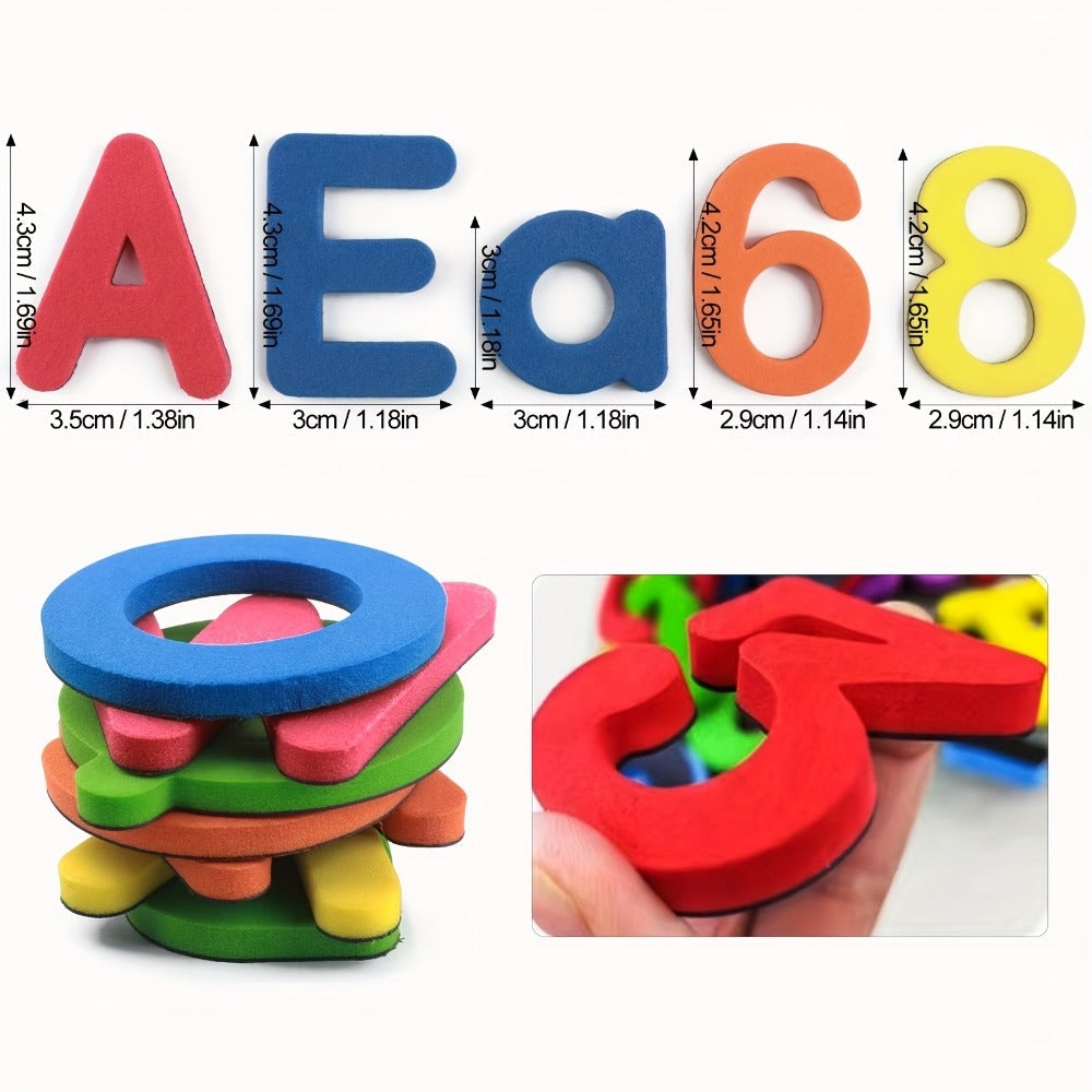 Magnetic Letters and Numbers for Kids 79-Piece Colorful Alphabet Fridge Magnets with the Listed Color, Size or Set Options fo