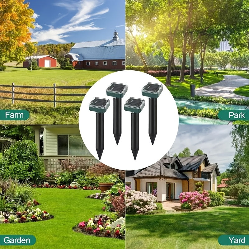 Outdoor Solar Lights for Yard, Solar Outdoor Lights for Garden, LED Landscape Path Lights IP44, Solar Lawn Projection Lights 
