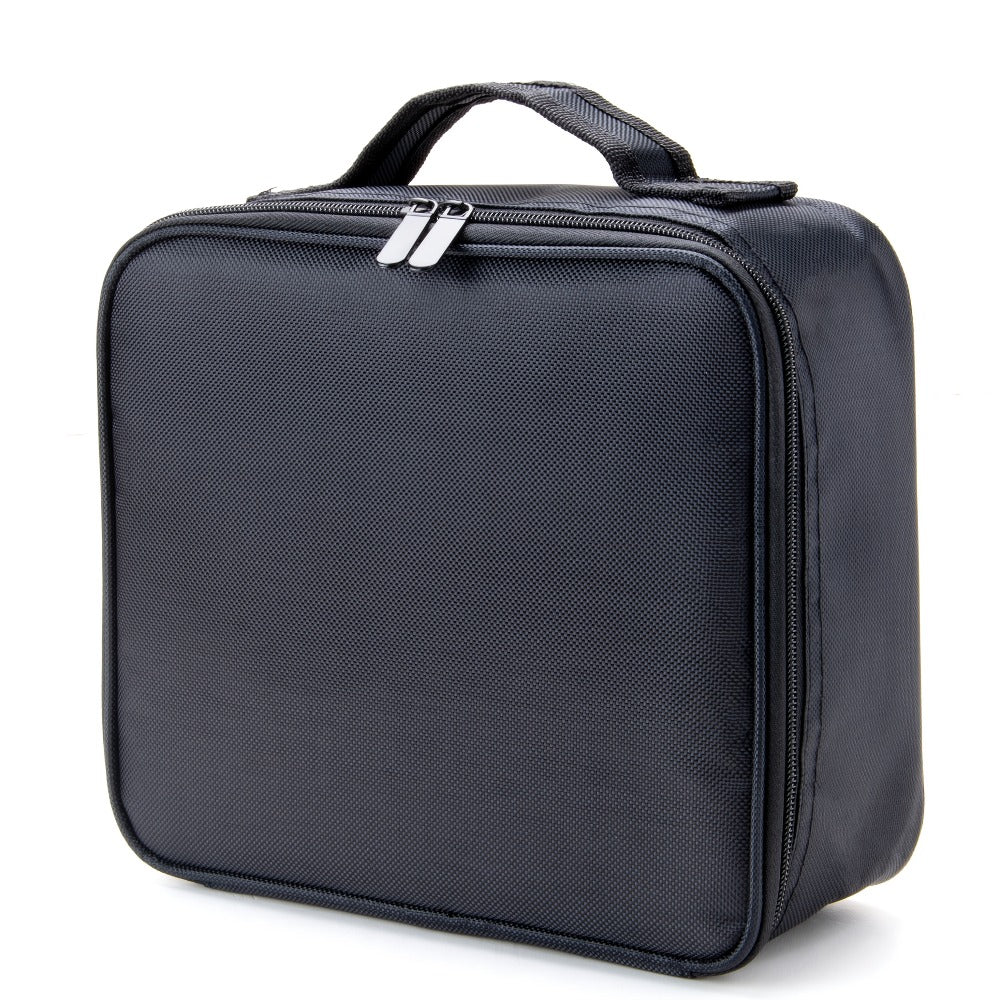 Makeup Bag Fabric Travel Case with Easy-Clean Lining and Top Handle for Travel, Vanity and Everyday Beauty Storage — image 4