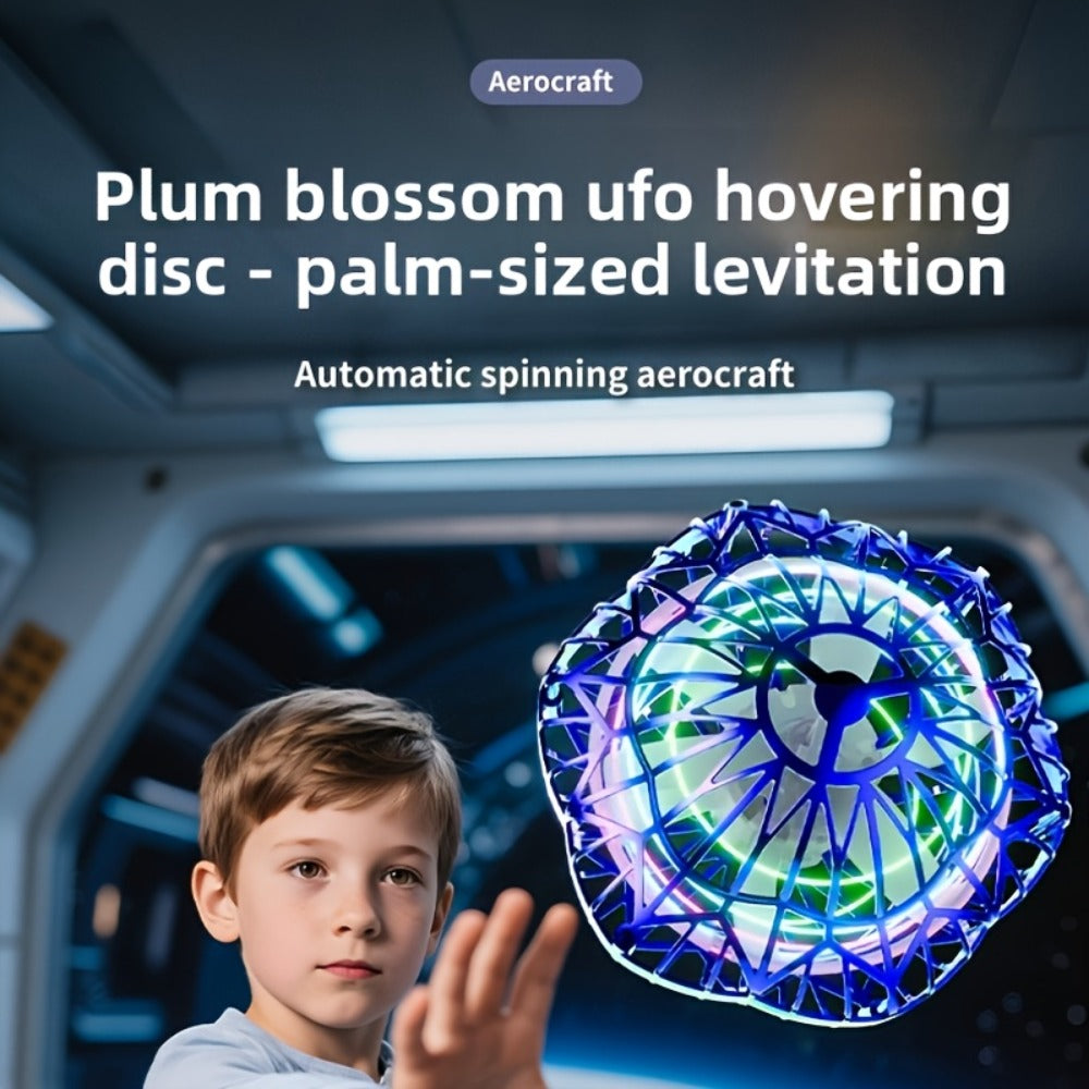 UFO Flying Ball Toy Smart Sensor Hovering Drone Hexagonal Spinning Saucer with the Listed Color, Size or Set Options for Ever