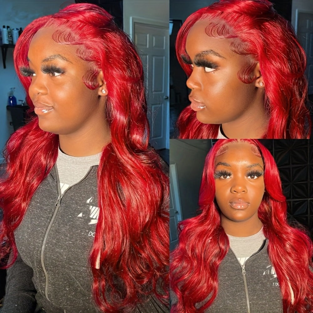 Synthetic Wig Glueless Lace Front Body Wave, in 26- and 34-Inch Options for Parties with Model-Specific Color, Length and Cap