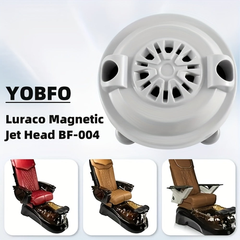 Magnetic Pipeless Jet Head Motor Replacement for Pedicure Spa Chair, Rotating Jet with Propeller & Cap — image 10