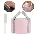 Foot Scrubber & Foldable Foot Soak Tub Set, Dead Skin Remover Callus Exfoliator with Portable Collapsible — image 7
