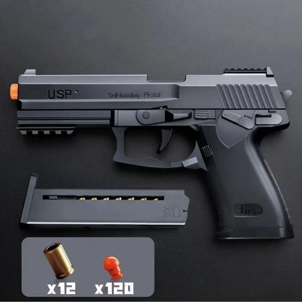 USP Bullet Toy Gun Pistol with Shell Ejecting, Continuous Rapid-Fire Foam Blaster for Boys & Girls — image 11
