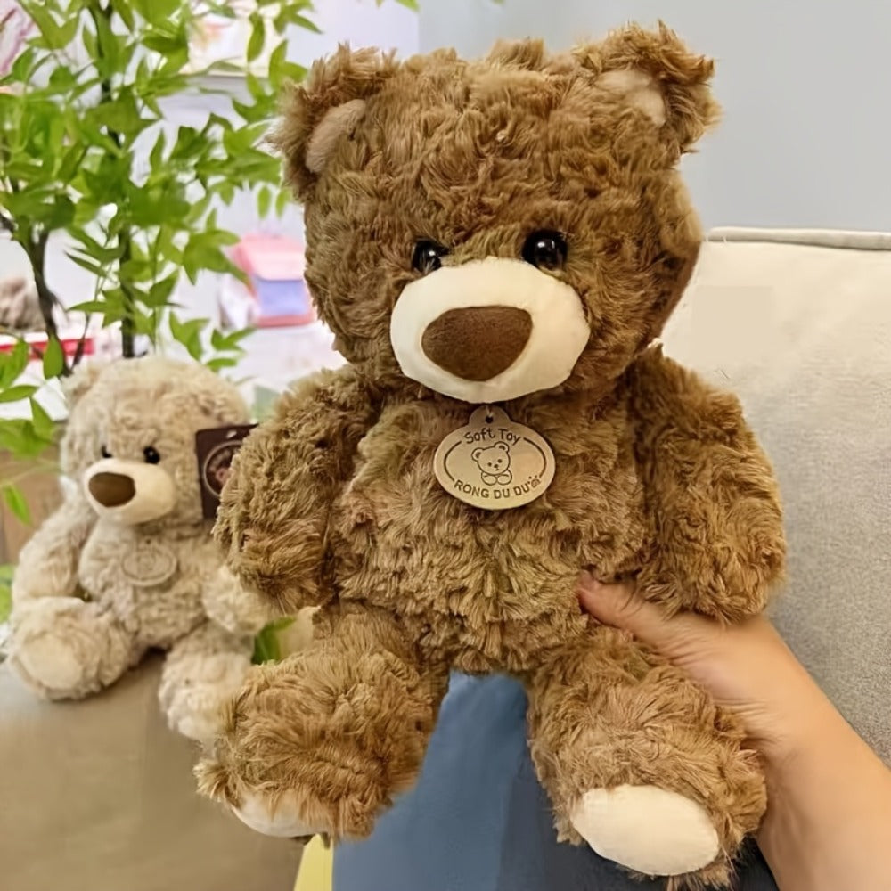 Plush Toy Oversized-Style Teddy Bear in Beige or Brown with Classic Seated Bear Details and Gifting — image 4