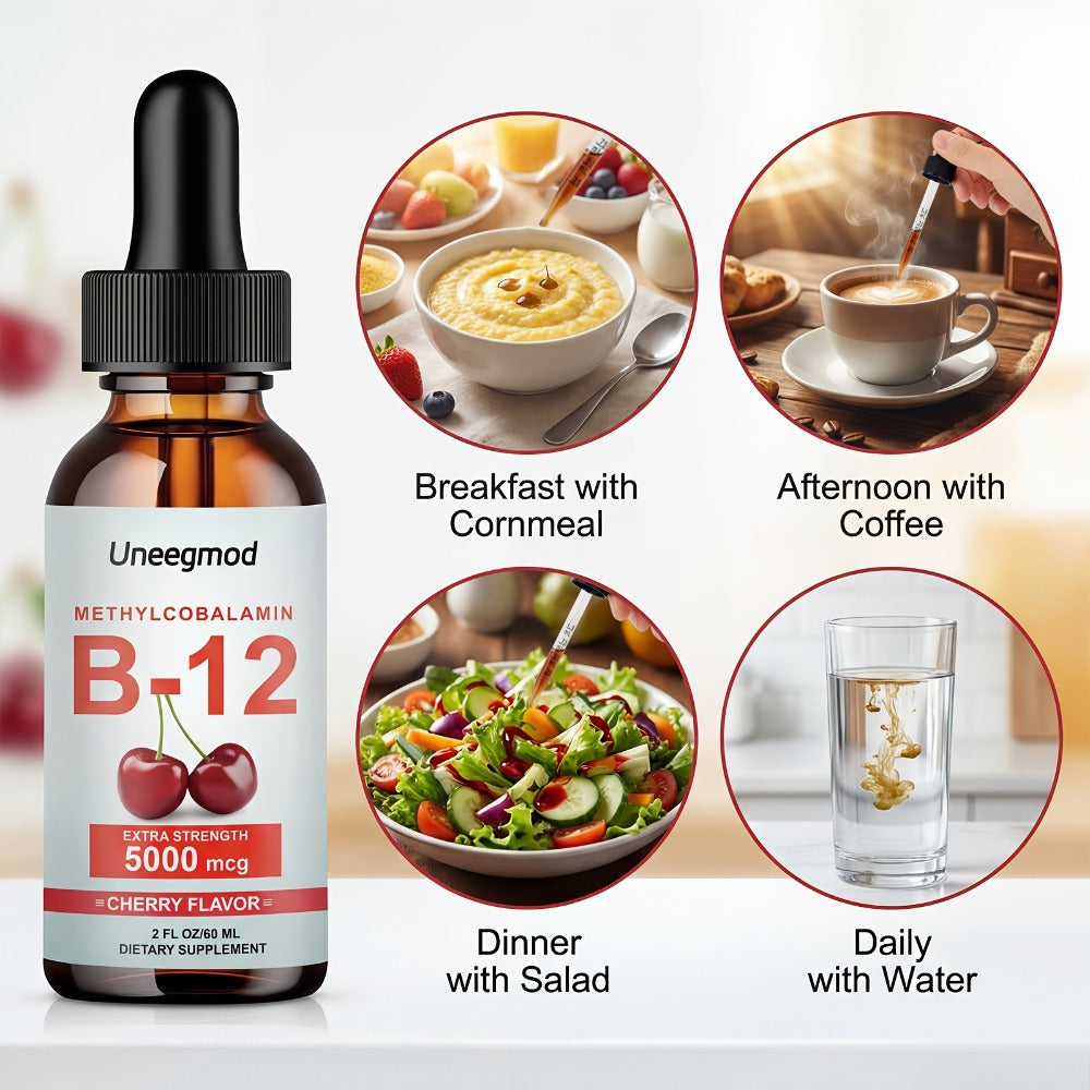 Sublingual Vitamin B12 Liquid Drops 5000mcg Methylcobalamin for Bath Time, Home Spa and Personal Care — image 6