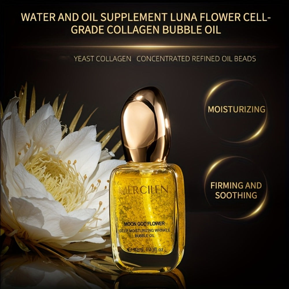 Bubble Cleansing Face Oil with Niacinamide & Hyaluronic Acid - Deep Foaming Oil Cleanser Pore for Bath Time, Home Spa and Per